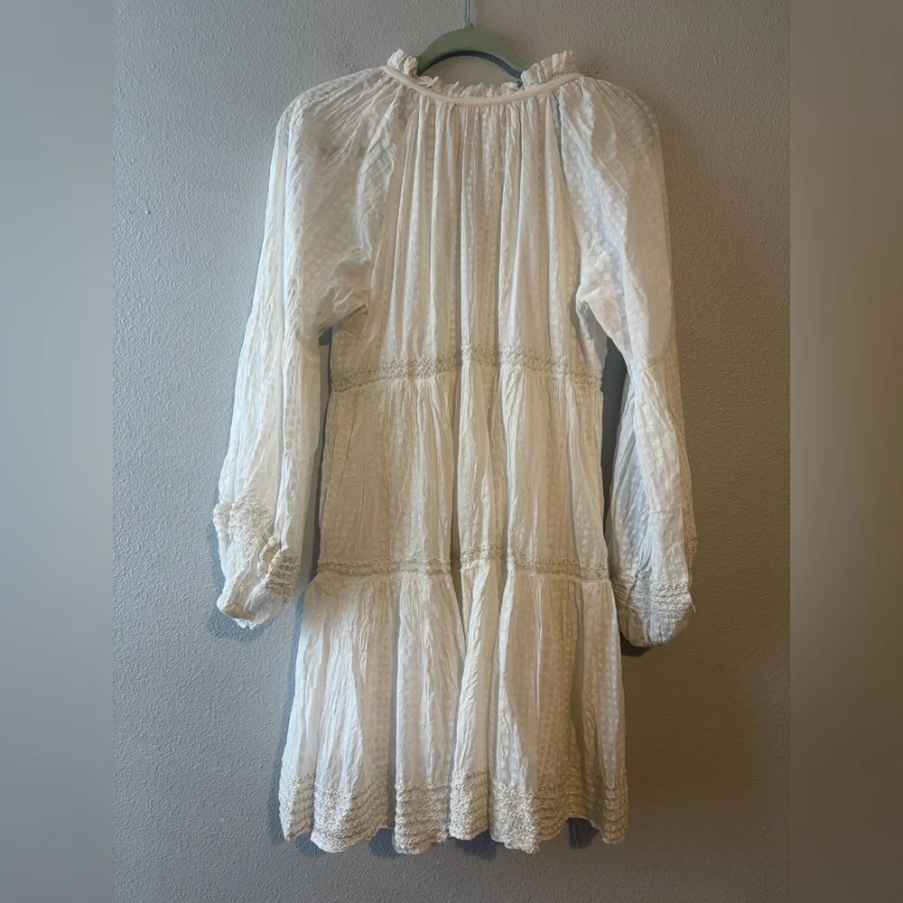 Oliphant Polka Balloon Sleeve Dress - Picture 2 of 5